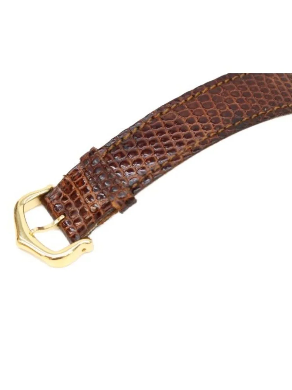 Cartier Must Tank Vermeil LM Trinity Dial Hand Wound Leather